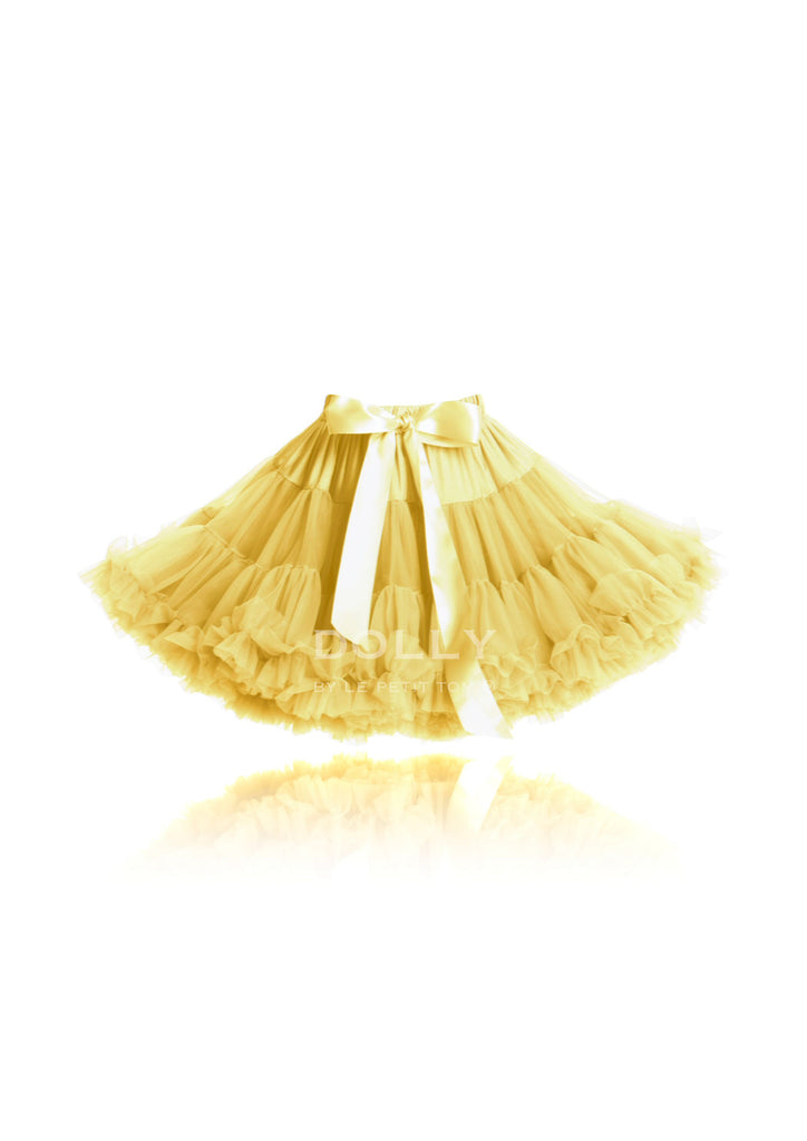 RUMPELSTILTSKIN Pettitskirt Yellow (Petit 1-3 years+free doll size)