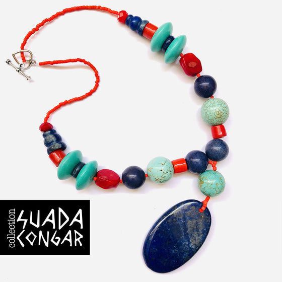 From The Sea - Lapis Lazuli Necklace